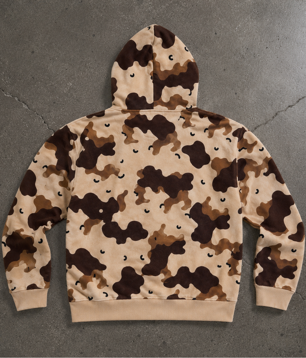 HB Camo Skeleton Zip Up