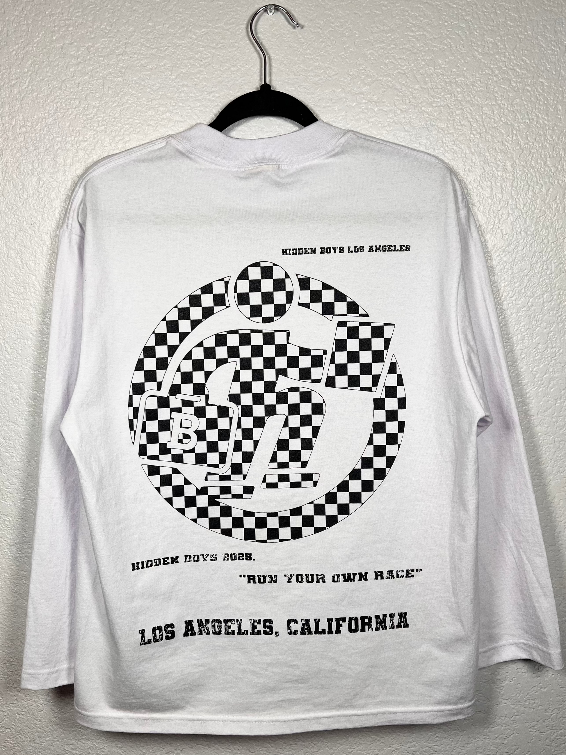 Checker “White” HB Long sleeve